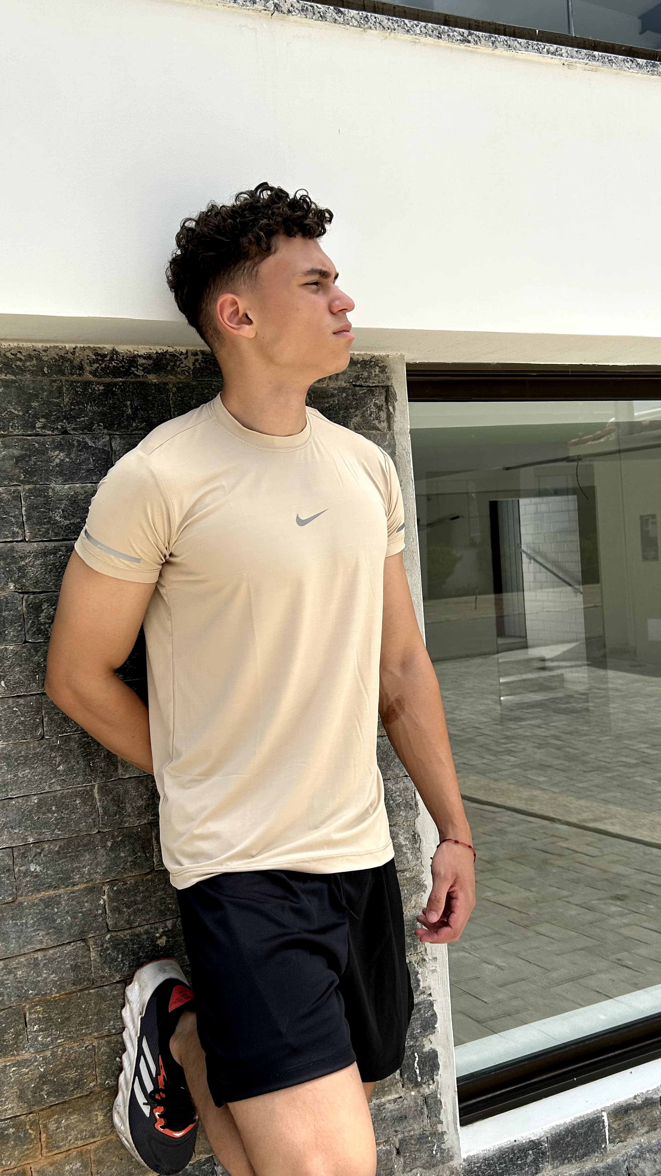Camisa Poliamida Bege