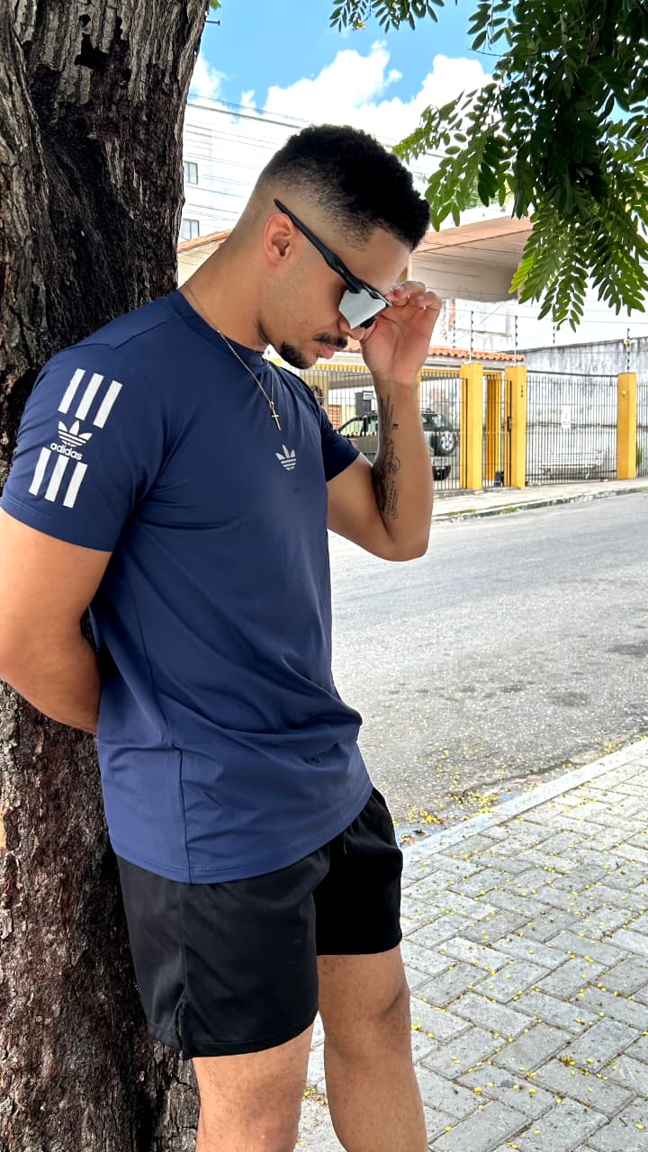 Camisa Poliamida Azul marinho