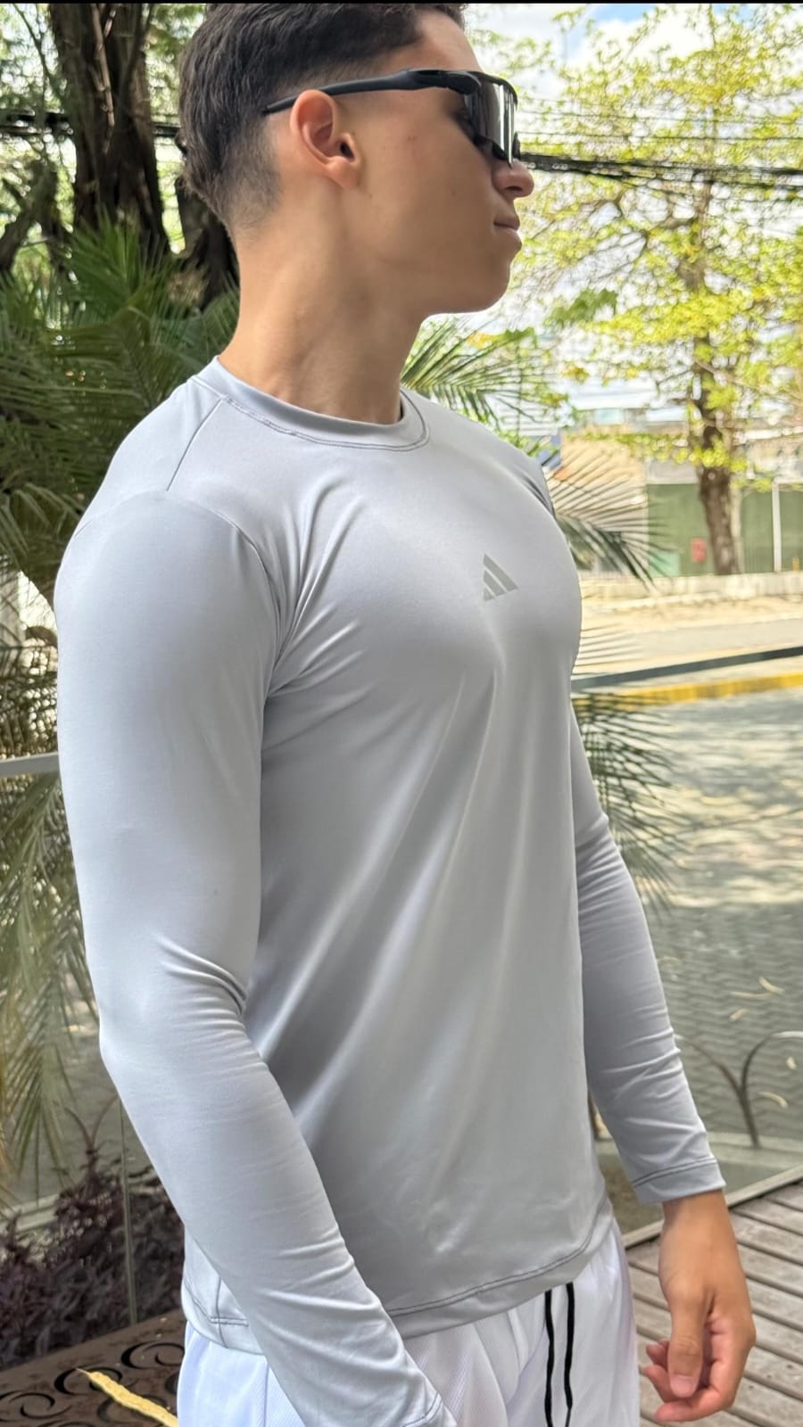 Camisa UV Cinza